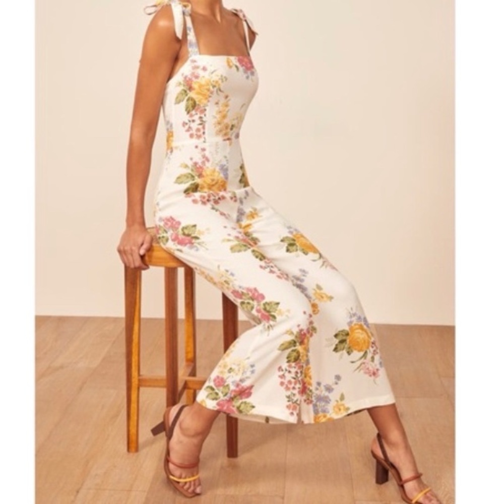 Reformation Jumpsuit (bouquet, rare!)